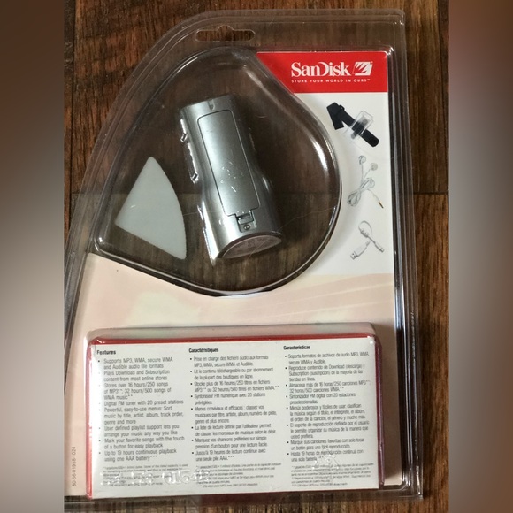 SanDisk sansa m240 MPS player 1.0GB *NEW* - Picture 2 of 2